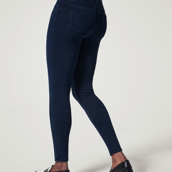SPANX Jean-ish Ankle Leggings Twilight Rinse Medium - Picture 5 of 5